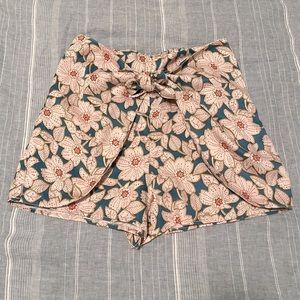 Anthropologie Floral Shorts
